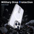 For iPhone 13 Pro Max Star Shine Series TPU + PC MagSafe Phone Case with Fold Holder(Transparent) - 3