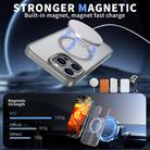 For iPhone 13 Pro Star Shine Series TPU + PC MagSafe Phone Case with Fold Holder(Grey) - 2
