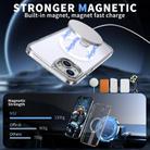 For iPhone 12 mini Star Shine Series TPU + PC MagSafe Phone Case with Fold Holder(Transparent) - 2