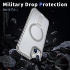 For iPhone 12 mini Star Shine Series TPU + PC MagSafe Phone Case with Fold Holder(Grey) - 3