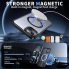 For iPhone 12 mini Star Shine Series TPU + PC MagSafe Phone Case with Fold Holder(Black) - 2