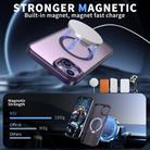 For iPhone 13 mini Star Shine Series TPU + PC MagSafe Phone Case with Fold Holder(Purple) - 2
