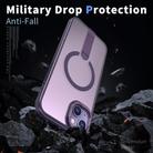 For iPhone 13 mini Star Shine Series TPU + PC MagSafe Phone Case with Fold Holder(Purple) - 3