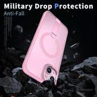 For iPhone 15 Plus Star Shine Series TPU + PC MagSafe Phone Case with Fold Holder(Pink) - 3