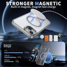 For iPhone 15 Plus Star Shine Series TPU + PC MagSafe Phone Case with Fold Holder(Grey) - 2