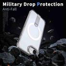 For iPhone 16e Star Shine Series TPU + PC MagSafe Phone Case with Fold Holder(Transparent) - 3