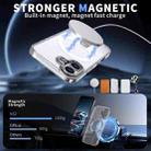 For iPhone 17 Star Shine Series TPU + PC MagSafe Phone Case with Fold Holder(Transparent) - 2