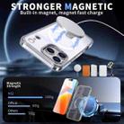 For iPhone 17 Pro Max Star Shine Series TPU + PC MagSafe Phone Case with Fold Holder(Transparent) - 2