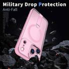 For iPhone 17 Pro Max Star Shine Series TPU + PC MagSafe Phone Case with Fold Holder(Pink) - 3