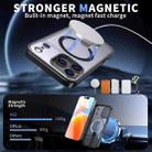 For iPhone 17 Pro Max Star Shine Series TPU + PC MagSafe Phone Case with Fold Holder(Black) - 2