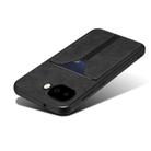 For Google Pixel 9a Denior D07 DV Elastic Card Slot PU Back Cover Phone Case(Black) - 3