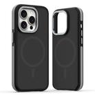 For iPhone 13 Pro Max Dual-Color Skin Feel MagSafe Phone Case(Black Grey) - 1