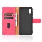 For Samsung Galaxy A50 Solid Color Skin Feel Magnetic Buckle Horizontal Flip Calf Texture PU Leather Case with Holder & Card Slots & Wallet(Rose Red) - 3