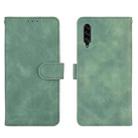 For Samsung Galaxy A90 5G Solid Color Skin Feel Magnetic Buckle Horizontal Flip Calf Texture PU Leather Case with Holder & Card Slots & Wallet(Green) - 2