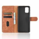 For Samsung Galaxy M31s Solid Color Skin Feel Magnetic Buckle Horizontal Flip Calf Texture PU Leather Case with Holder & Card Slots & Wallet(Brown) - 3