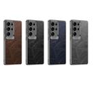 For Samsung Galaxy S23 Ultra 5G Oil Wax Leather Classic Shockproof Phone Case, Not Included Pen(Black) - 2