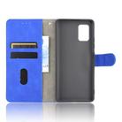 For Samsung Galaxy A71 5G Solid Color Skin Feel Magnetic Buckle Horizontal Flip Calf Texture PU Leather Case with Holder & Card Slots & Wallet(Blue) - 2