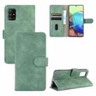 For Samsung Galaxy A71 5G Solid Color Skin Feel Magnetic Buckle Horizontal Flip Calf Texture PU Leather Case with Holder & Card Slots & Wallet(Green) - 1