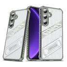 For Samsung Galaxy S23 FE 5G Plating Holder PC Hybrid TPU Phone Case(Space Gray) - 1