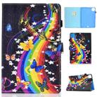 For iPad Air 2022 / 2020 10.9 Colored Drawing Stitching Horizontal Flip Leather Case with Holder & Card Slots & Sleep / Wake-up function(Music Butterfly) - 1