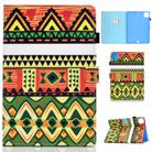 For iPad Air 2022 / 2020 10.9 Colored Drawing Stitching Horizontal Flip Leather Case with Holder & Card Slots & Sleep / Wake-up function(Folk-custom) - 1