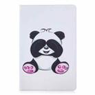For Samsung Galaxy Tab S8 / Galaxy Tab S7 T870 Colored Drawing Pattern Horizontal Flip Leather Case with Holder & Card Slots & Wallet(Panda) - 2