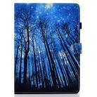 For iPad Air 2022 / 2020 10.9 Colored Drawing Stitching Horizontal Flip Leather Case with Holder & Card Slots & Sleep / Wake-up function(Forest) - 2