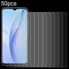 For ZTE Fresh 50 50pcs 0.26mm 9H 2.5D Tempered Glass Film - 1