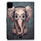 For iPad Air 2022 / 2020 10.9 Electric Pressed Colored Drawing Horizontal Flip Leather Case with Holder & Card Slots & Sleep / Wake-up Function(Elephant) - 3