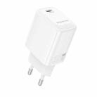 Borofone BN28 Fuente Single Port PD30W Charger, Plug Type:EU Plug(White) - 1