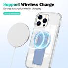 For iPhone 13 Pro Max / 12 Pro Max Clear Wristband Holder MagSafe Phone Case(Blue) - 3