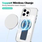 For iPhone 14 / 13 Clear Wristband Holder MagSafe Phone Case(Dark Blue) - 3