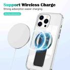 For iPhone 14 Pro Clear Wristband Holder MagSafe Phone Case(Black) - 3