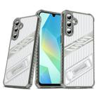 For Samsung Galaxy A16 Plating Holder PC Hybrid TPU Phone Case(Space Gray) - 1