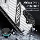 For Samsung Galaxy A25 Global Plating Holder PC Hybrid TPU Phone Case(Dark Green) - 3