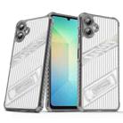 For Samsung Galaxy A06 Plating Holder PC Hybrid TPU Phone Case(Space Gray) - 1