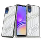 For Samsung Galaxy A03 Core Plating Holder PC Hybrid TPU Phone Case(Space Gray) - 1