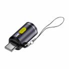 Type-C Power Mini Flashlight 210-230LM(Grey) - 1