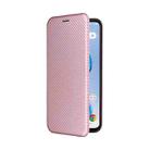 For ZTE Nubia S 5G A403ZT Carbon Fiber Texture Flip Leather Phone Case(Pink) - 2