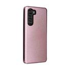 For ZTE Nubia S 5G A403ZT Carbon Fiber Texture Flip Leather Phone Case(Pink) - 3