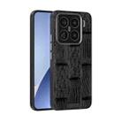 For Xiaomi 15 Pro ABEEL Beast Pattern 6D Micro-Embossed MagSafe Genuine Leather Phone Case(Black) - 1