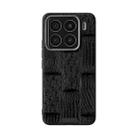 For Xiaomi 15 ABEEL Beast Pattern 6D Micro-Embossed MagSafe Genuine Leather Phone Case(Black) - 2