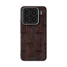 For Xiaomi 15 ABEEL Beast Pattern 6D Micro-Embossed MagSafe Genuine Leather Phone Case(Brown) - 2