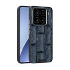 For Xiaomi 15 ABEEL Beast Pattern 6D Micro-Embossed MagSafe Genuine Leather Phone Case(Blue) - 1