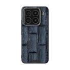 For Xiaomi 15 ABEEL Beast Pattern 6D Micro-Embossed MagSafe Genuine Leather Phone Case(Blue) - 2