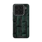 For Xiaomi 15 ABEEL Beast Pattern 6D Micro-Embossed MagSafe Genuine Leather Phone Case(Green) - 2