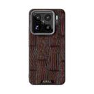 For Xiaomi 15S Pro ABEEL Beast Pattern 6D Micro-Embossed MagSafe Genuine Leather Phone Case(Brown) - 2