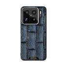 For Xiaomi 15S Pro ABEEL Beast Pattern 6D Micro-Embossed MagSafe Genuine Leather Phone Case(Blue) - 2