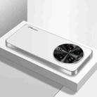 For Xiaomi 13 Ultra AG Frosted Electroplating Acrylic Phone Case(Silver White) - 1