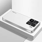 For Xiaomi 15 Pro AG Frosted Electroplating Acrylic Phone Case(Silver White) - 1
